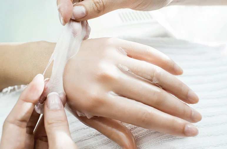 paraffin hands